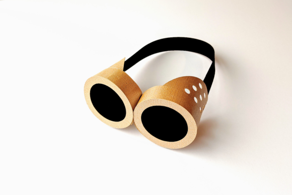 3D Steampunk Goggles SVG for Laser Cutting and Ornaments