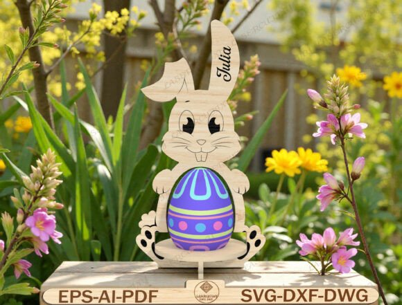 Easter Bunny Egg Holder Laser Cut Review
