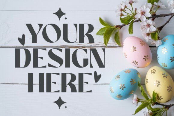 Easter Product Background Mockup 2: Graphics and Product Mockups Review