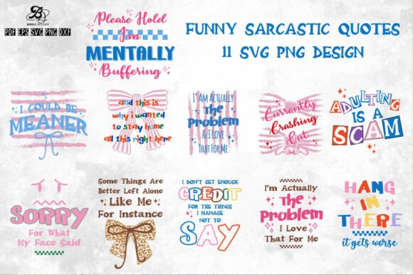 Funny Sarcastic Quote SVG PNG Design for Graphics and Illustrations