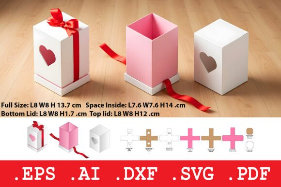 Heart Window Rigid Gift Box: A Graphics and Boxes Amp Review
