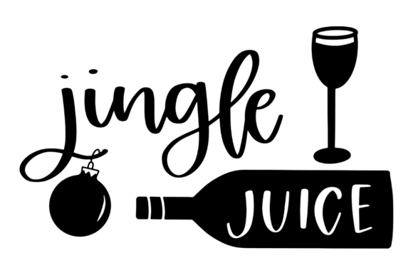 Jingle Juice Graphics for Crafts and Holiday Branding