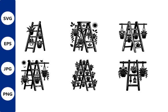 Ladder Garden Line Art: A Practical Review for Graphics & Illustrations