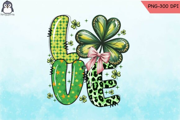 Love St. Patrick s Day Sublimation PNG Review