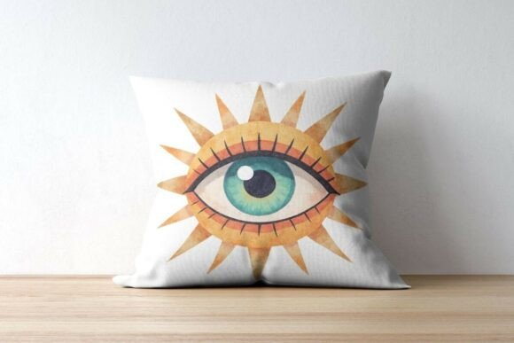 Mystic Evil Eye Sun PNG SVG for Graphics & Graphic Templates