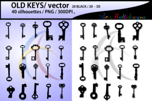 Old Keys Graphics and Illustrations Review