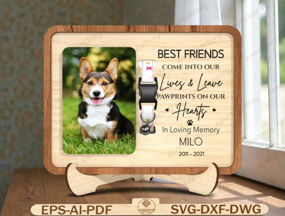 Personalized Dog Memorial Laser Cut File