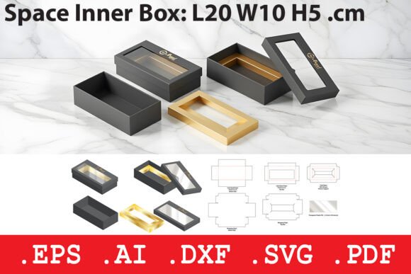 Rectangular Rigid Window Gift Box: Graphics and Boxes Amp Review