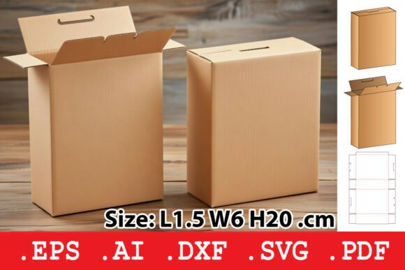 Vertical Slim Tuck Box: A Smart Graphics Asset for Boxes Amp Sellers